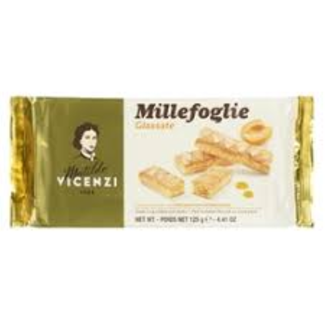 VICENZI PUFF PASTRY ICING COATED 125G